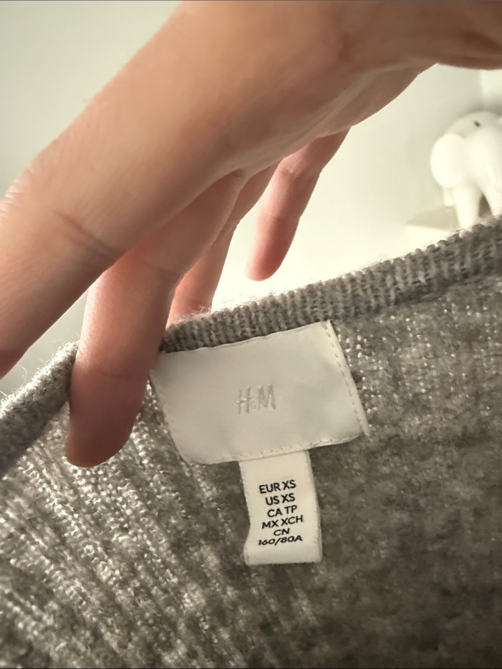 H&M Gray Ribbed Knit Tank Midi Dress - Picture 2 of 6
